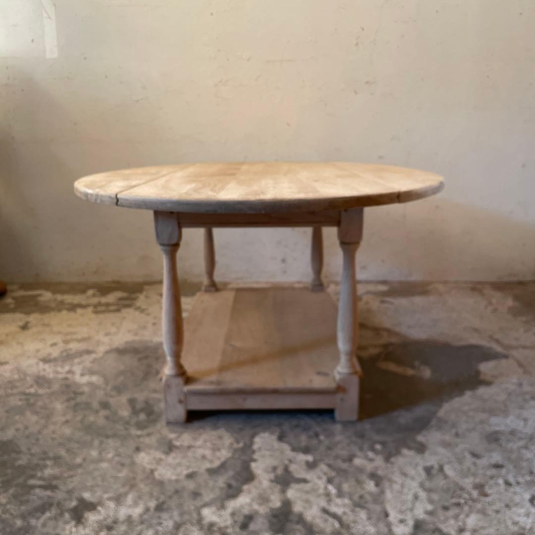 ドロップリーフサイドテーブル　ドロップリーフコーヒーテーブル　テレビ台　剥離