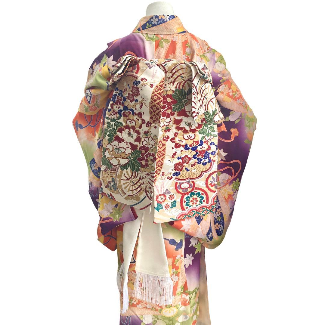 アンティーク7歳〜ジュニア 女の子 子供着物 七五三 アンティーク着物 NO42