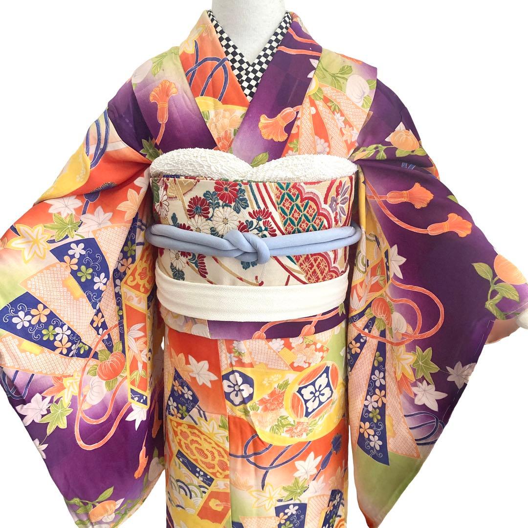 アンティーク7歳〜ジュニア 女の子 子供着物 七五三 アンティーク着物 NO42