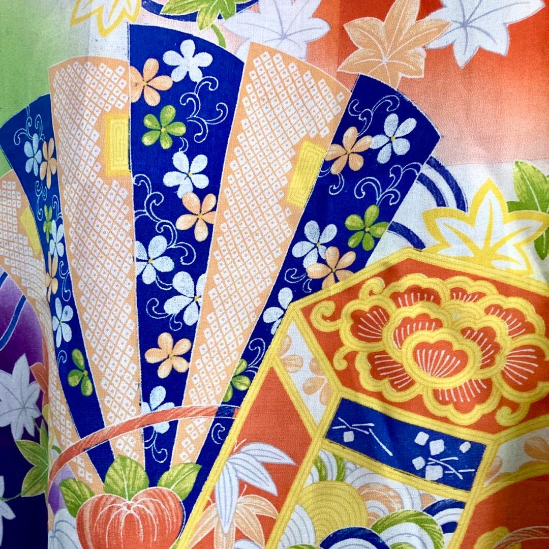 アンティーク7歳〜ジュニア 女の子 子供着物 七五三 アンティーク着物 NO42