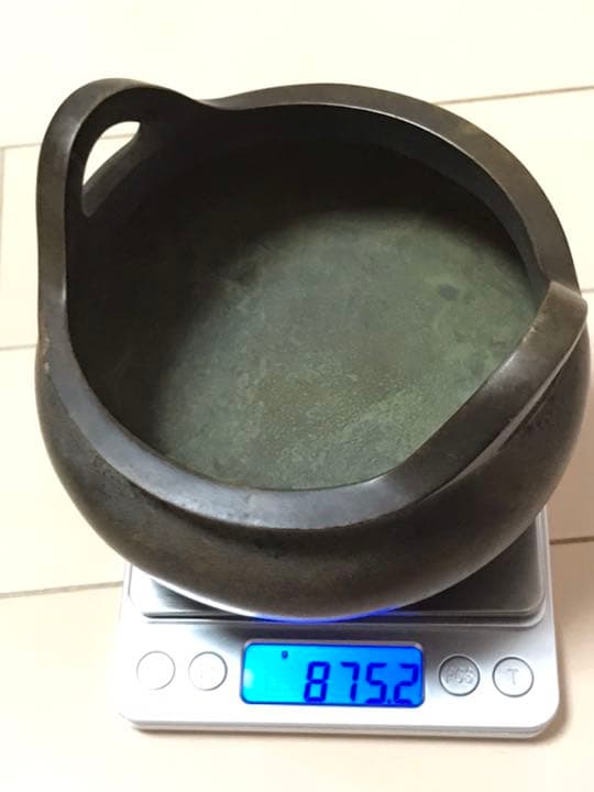 香炉 宣徳　時代保証