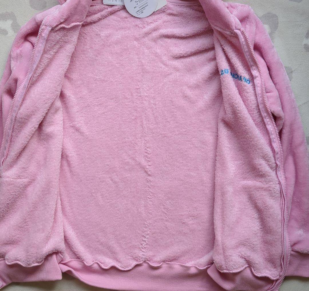 タグ付き】おぱんちゅうさぎボアZIPパーカー Lサイズ おまけ付き