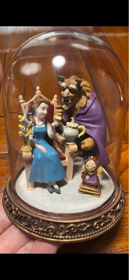 美女と野獣　置物