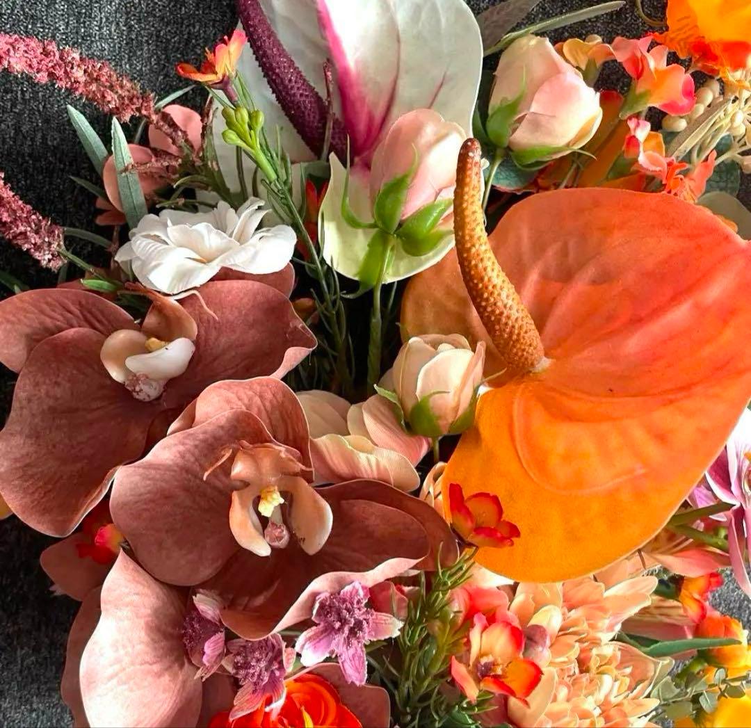 値下げ中!花束 プリザーブドフラワー 髪飾り付き ブーケ 前撮り ヘアー