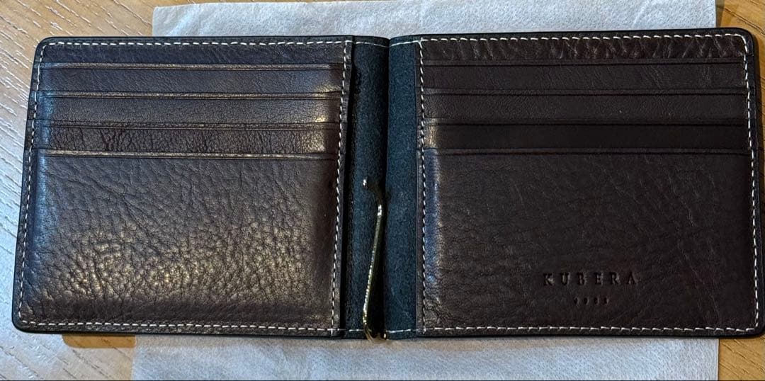 林五 小銭入れ付きレザーマネークリップ コンパクト - メルカリ