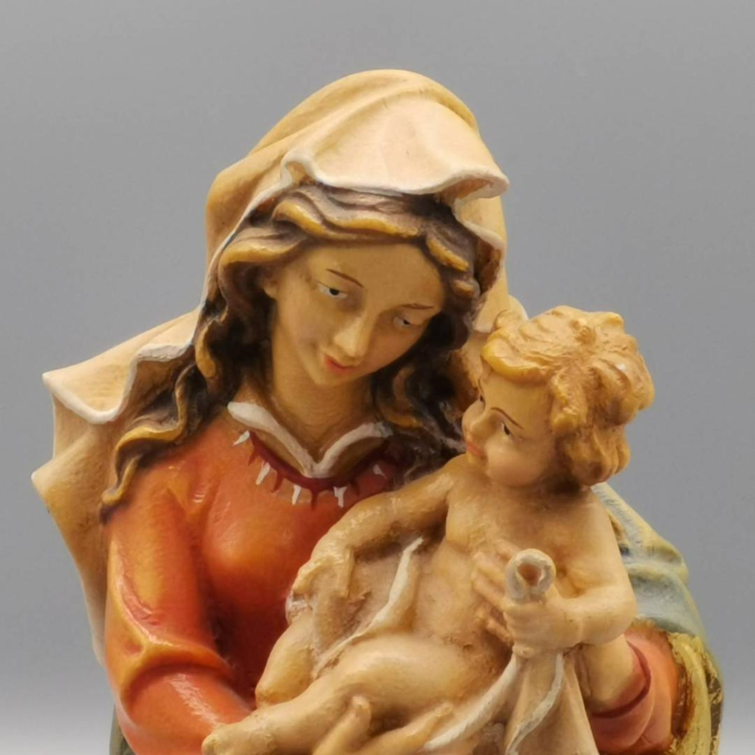 ドイツ製　木彫りアンティーク　聖母マリア像/Madonna and Child