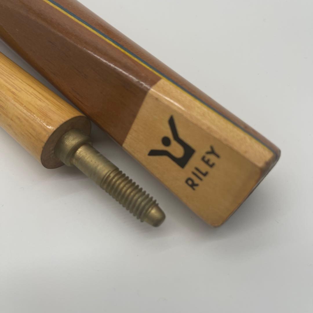 ライリー　RILEY ビリヤードキュー 木製 ねじ式