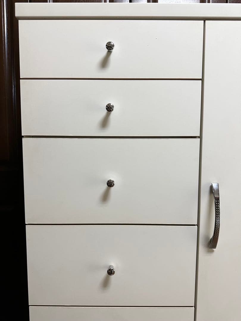 ホワイトチェスト 引き出し付き　タンス　直接引取り可能