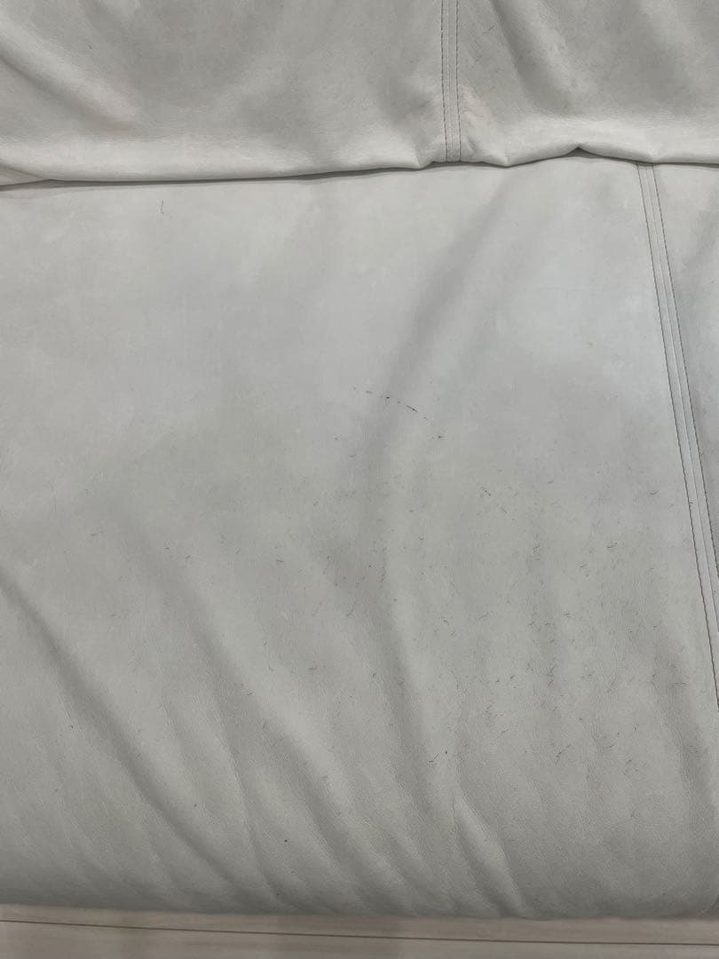 ホワイトレザー ハイバック　ソファ