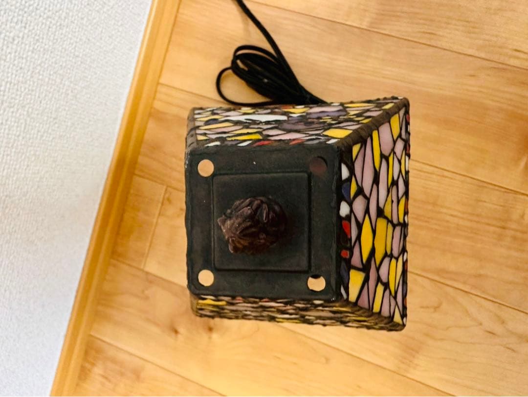 本日限りの激値下げ極美品✨TDL限定 ミッキー&ミニー ステンドグラスランプ