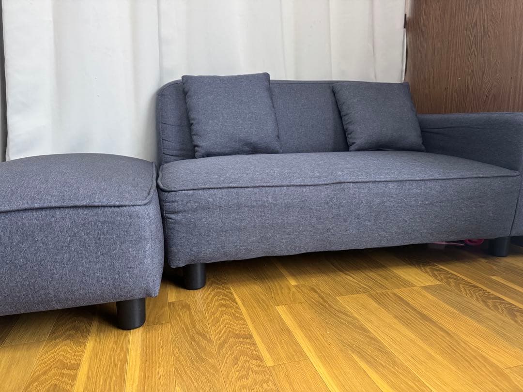 IRIS OHYAMAグレー コーナーソファ