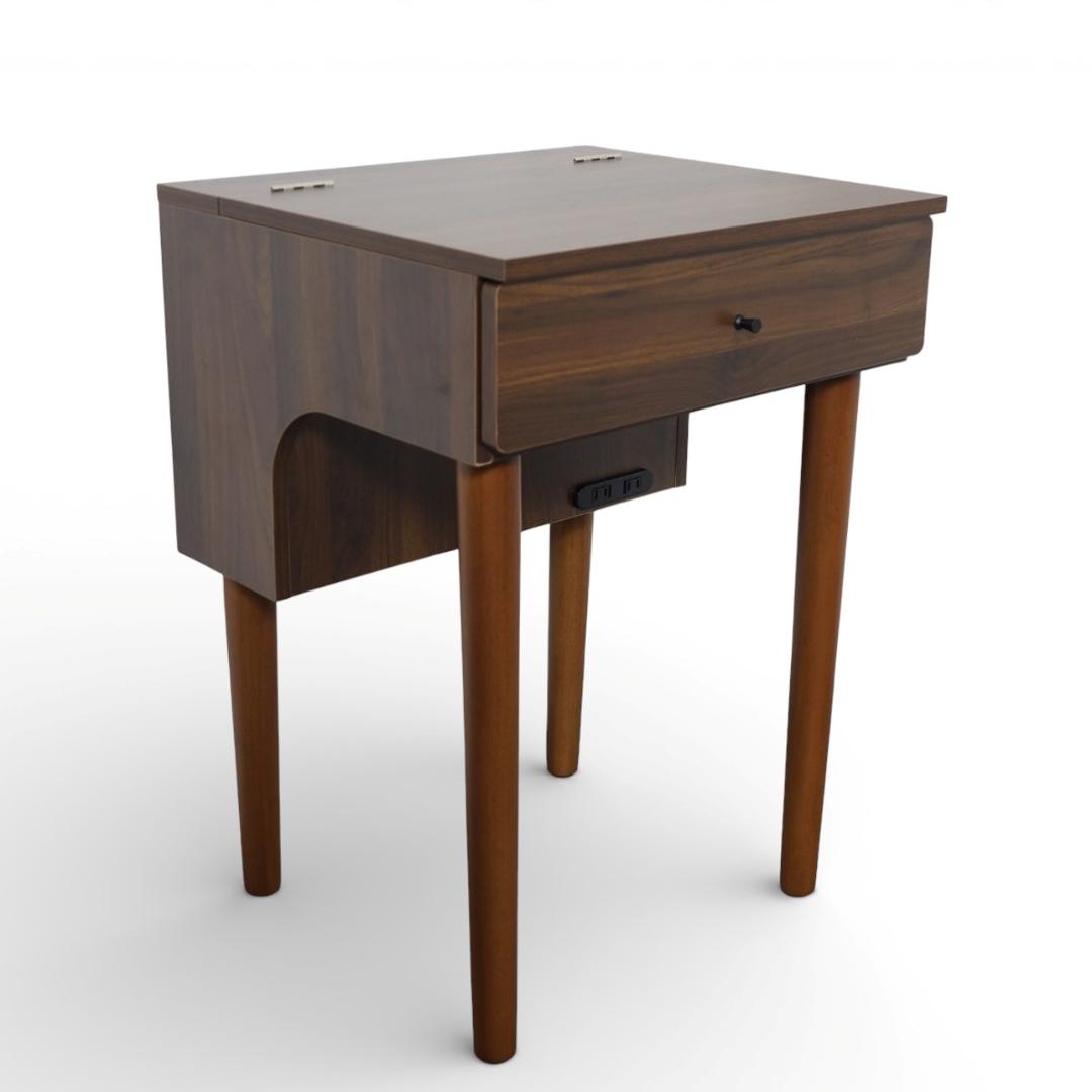 ◆訳あり◆【新品】北欧風　ドレッサー＆スツールセット　LED女優ライト　デスク