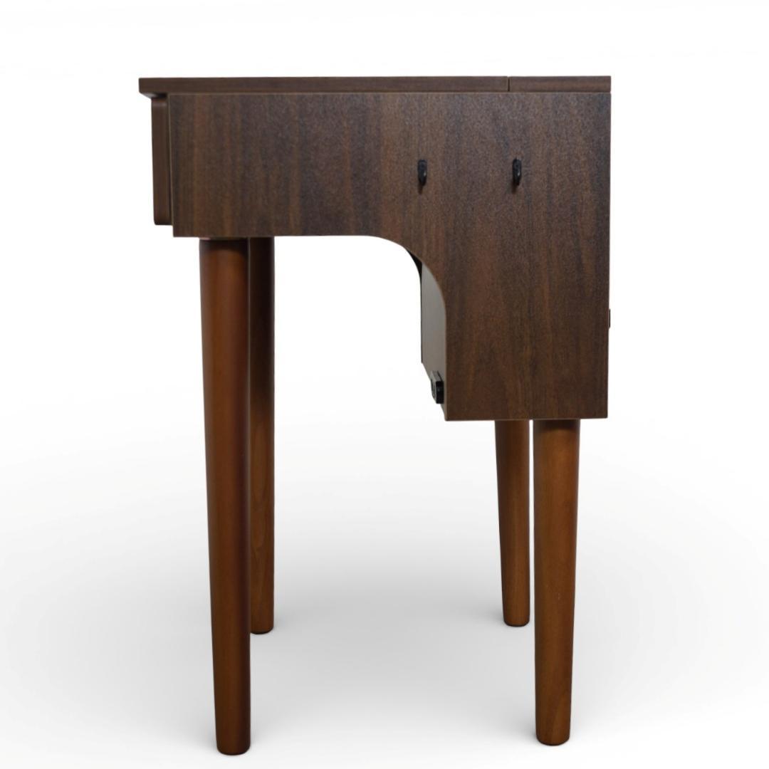 ◆訳あり◆【新品】北欧風　ドレッサー＆スツールセット　LED女優ライト　デスク