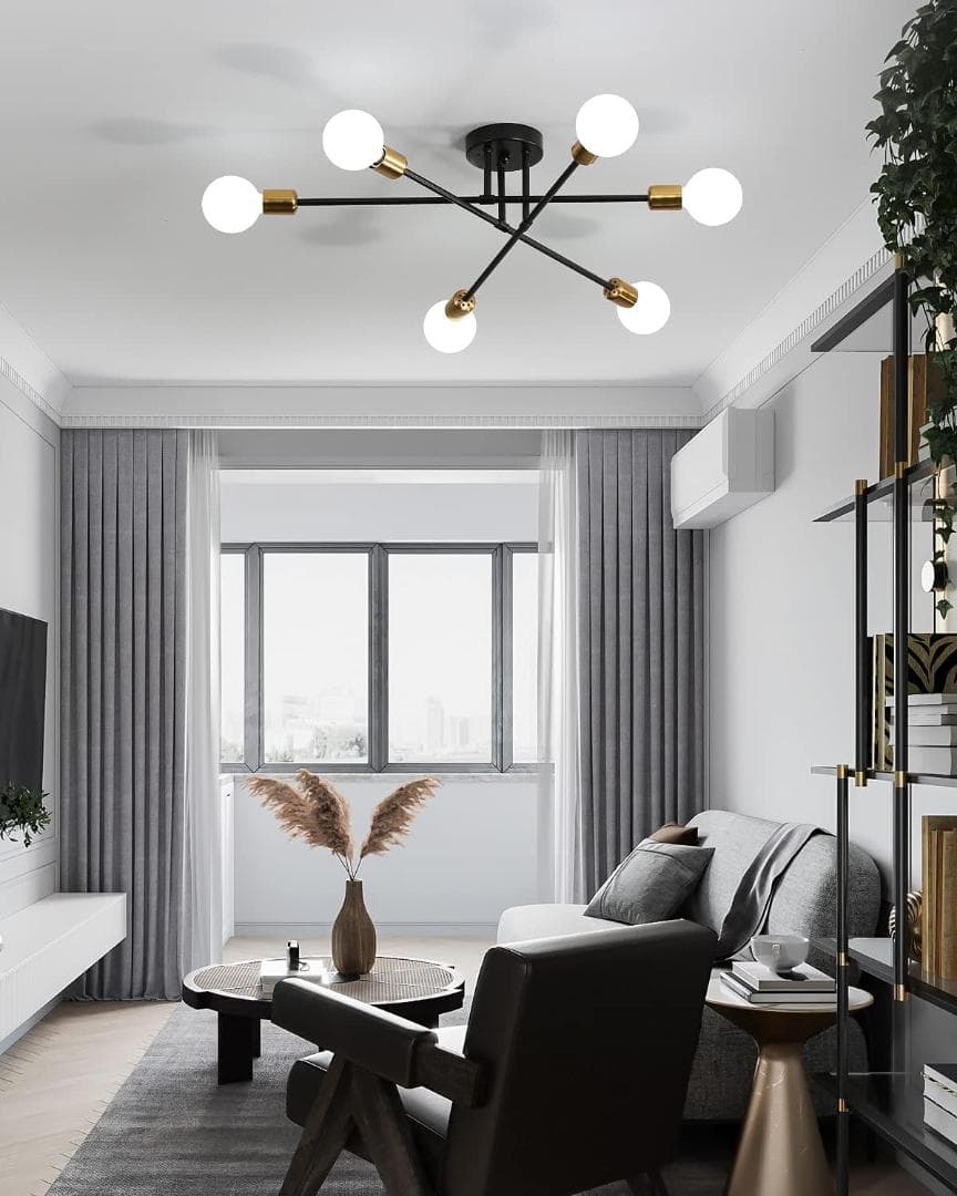 ☆6灯 シャンデリア シーリングライト ペンダント　北欧