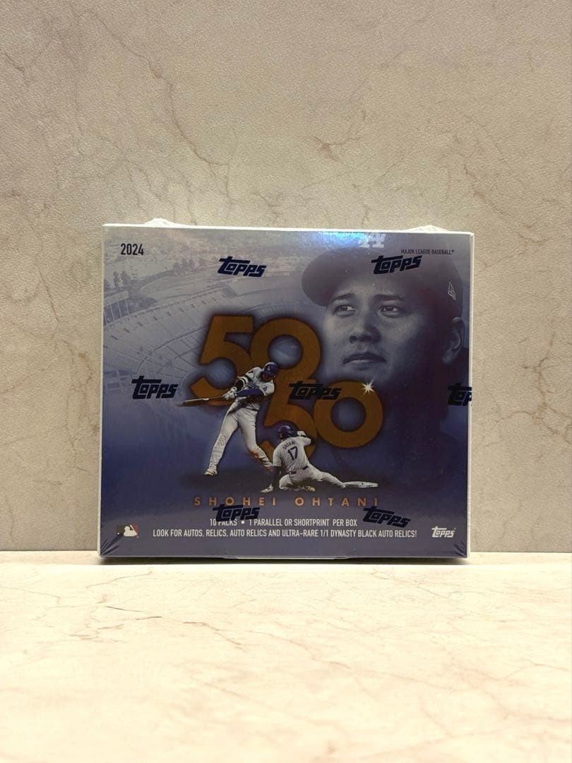 シュリンク付き 未開封BOX 2024 Topps 大谷翔平 50/50 限定 - メルカリ