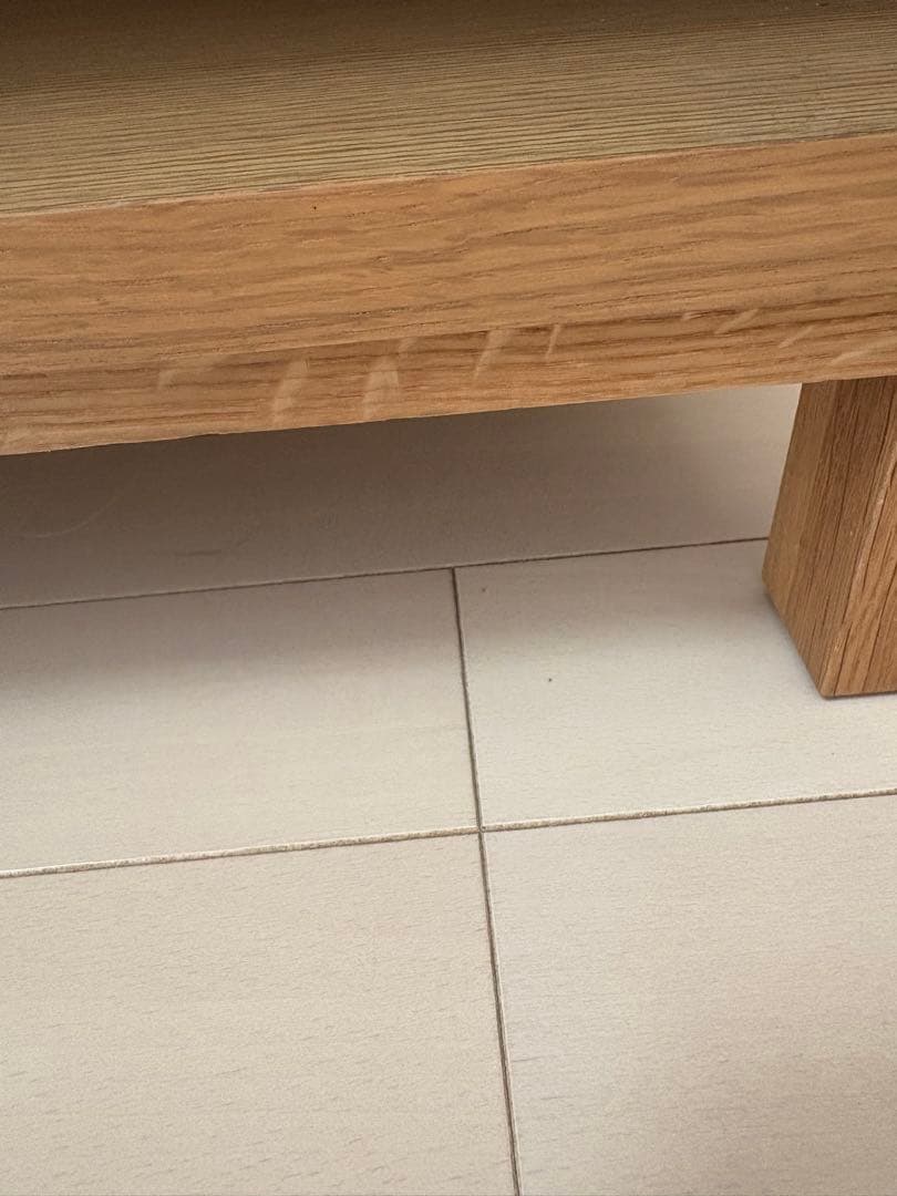 無印良品/MUJI タモ材 ガラスキャビネット