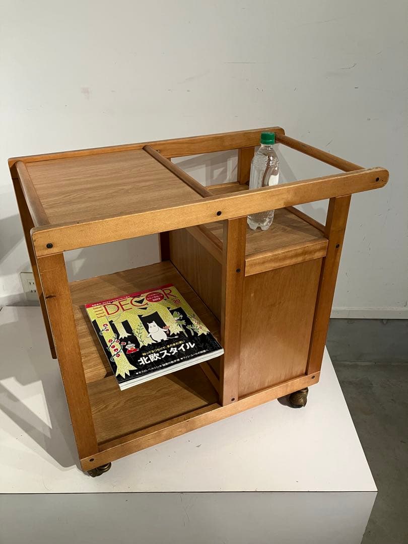 オールドコイズミ、キッチンワゴン、天童木工、秋田木工、レトロ、和モダン、