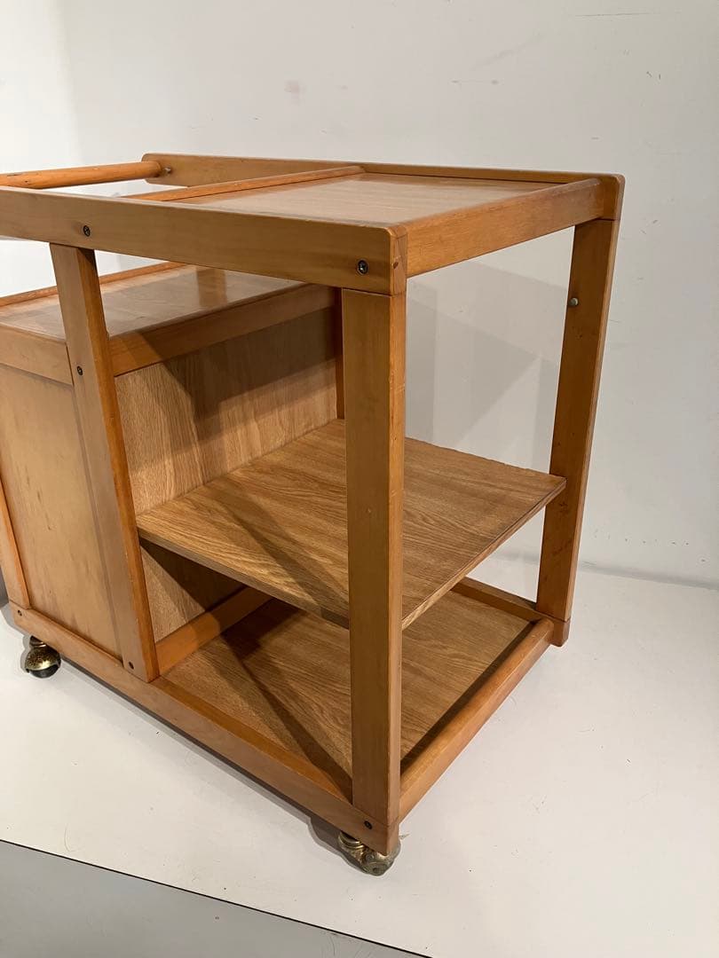 オールドコイズミ、キッチンワゴン、天童木工、秋田木工、レトロ、和モダン、