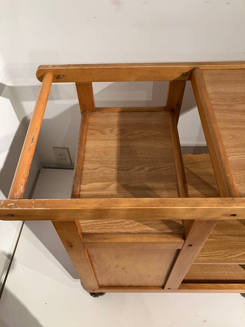オールドコイズミ、キッチンワゴン、天童木工、秋田木工、レトロ、和モダン、