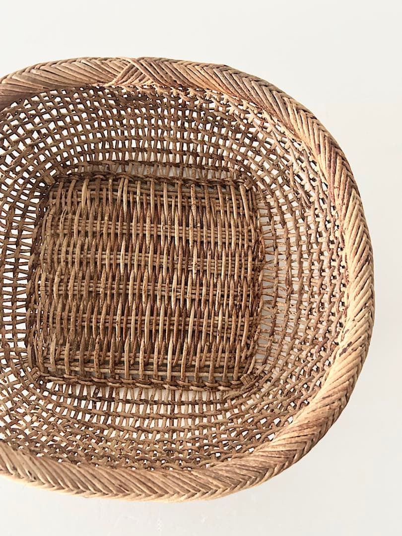 【山田】【民藝】あけび　小物入れ　中