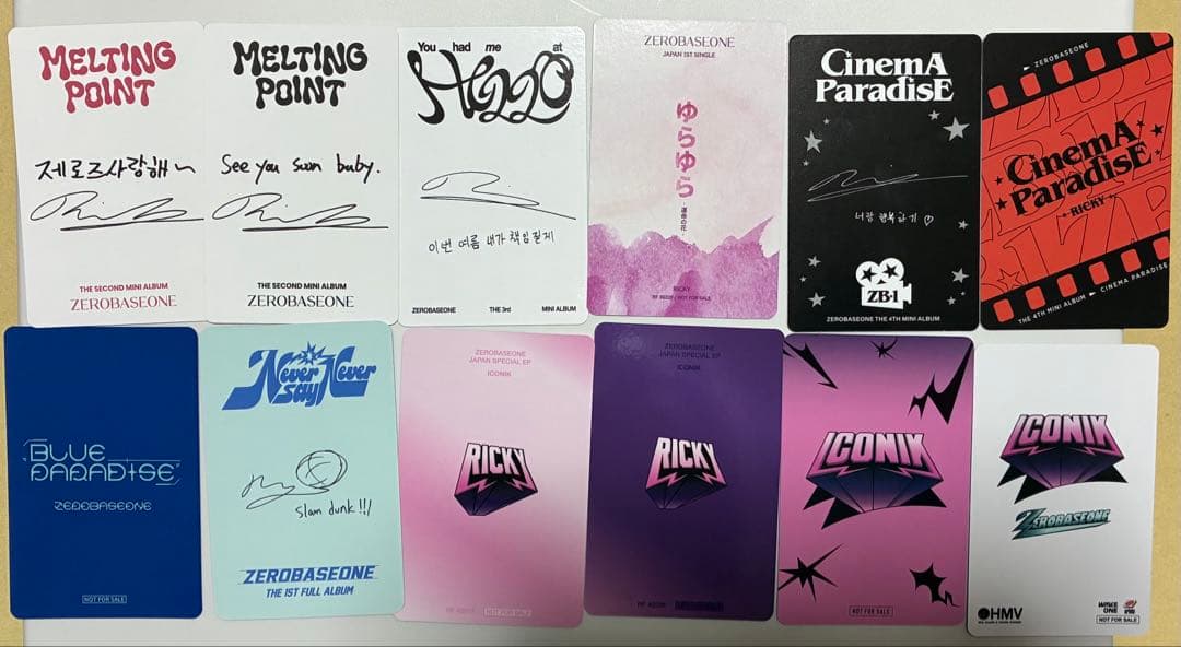 ZEROBASEONE リッキー トレカセット - メルカリ