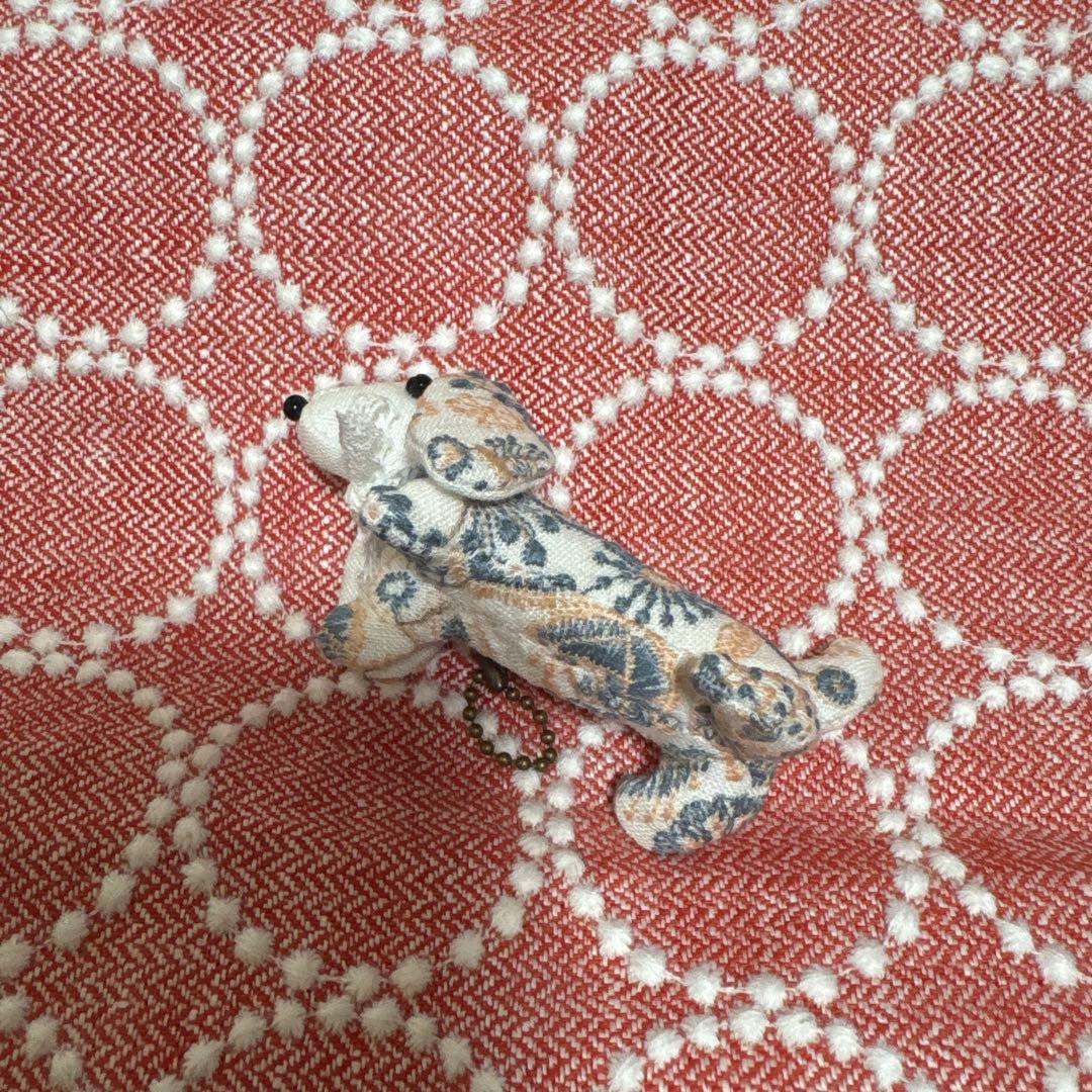 ハンドメイド ミナペルホネン ダックスちゃんチャーム セレブレイト