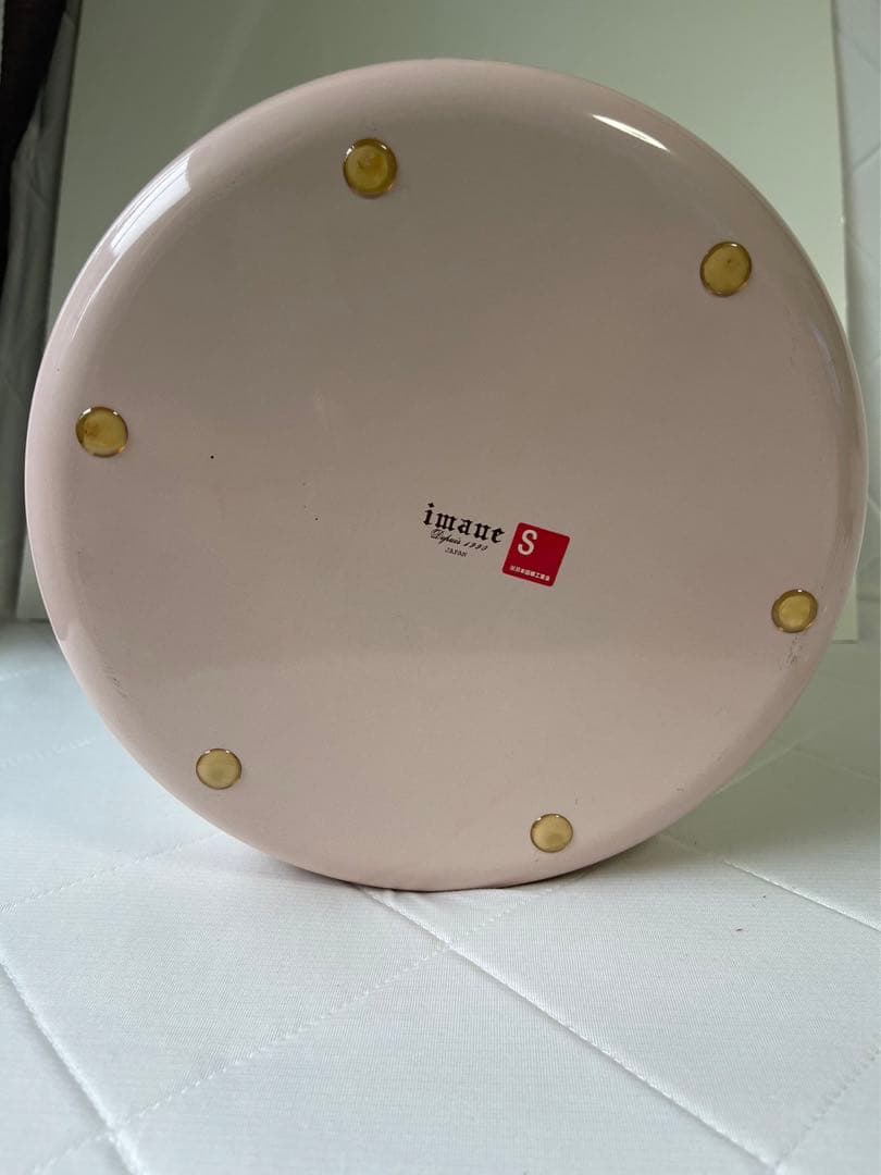 No.2312 イマン imane ポワージュピンク ライス缶 ホーロー製