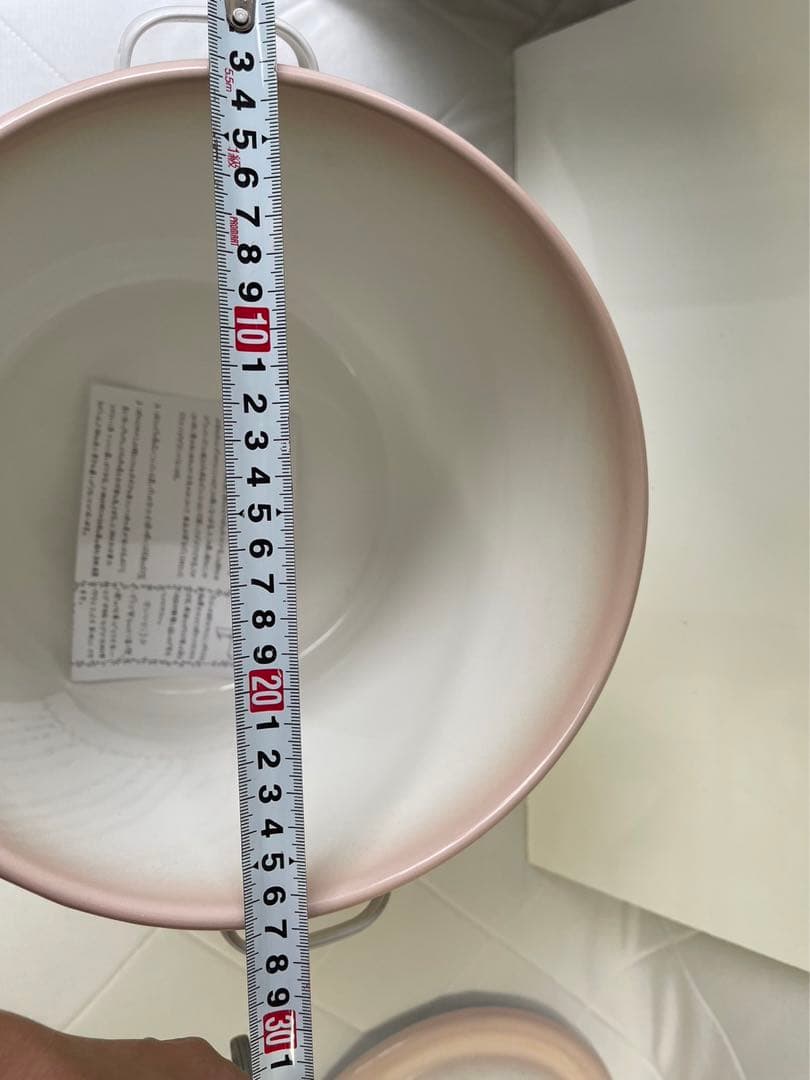 No.2312 イマン imane ポワージュピンク ライス缶 ホーロー製