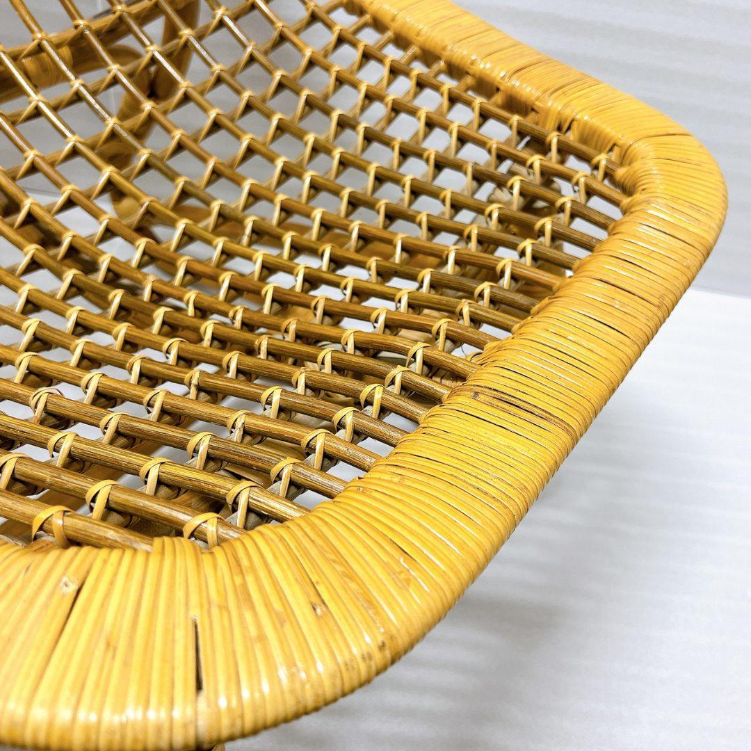 【良品✨送料無料】ラタンチェア 籐 椅子 アジアン家具 バリ風①