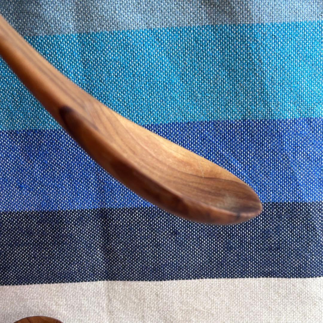 オリーブの木　しっかりしたスプーン 6本セット　約22cm