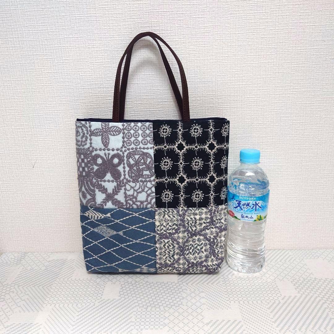 ミナペルホネン パッチワーク マチありトートバッグ - メルカリ