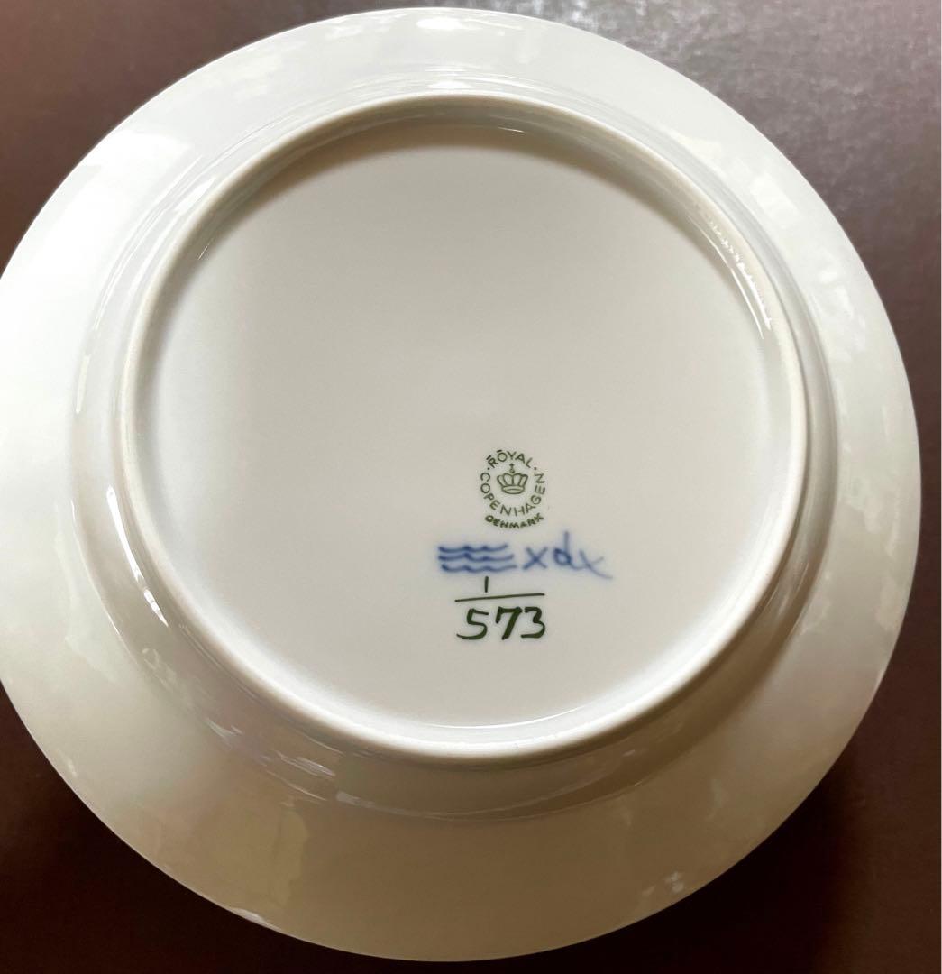 専用◇ロイヤルコペンハーゲンブルーフルーテッドハーフレースプレートペア19cA