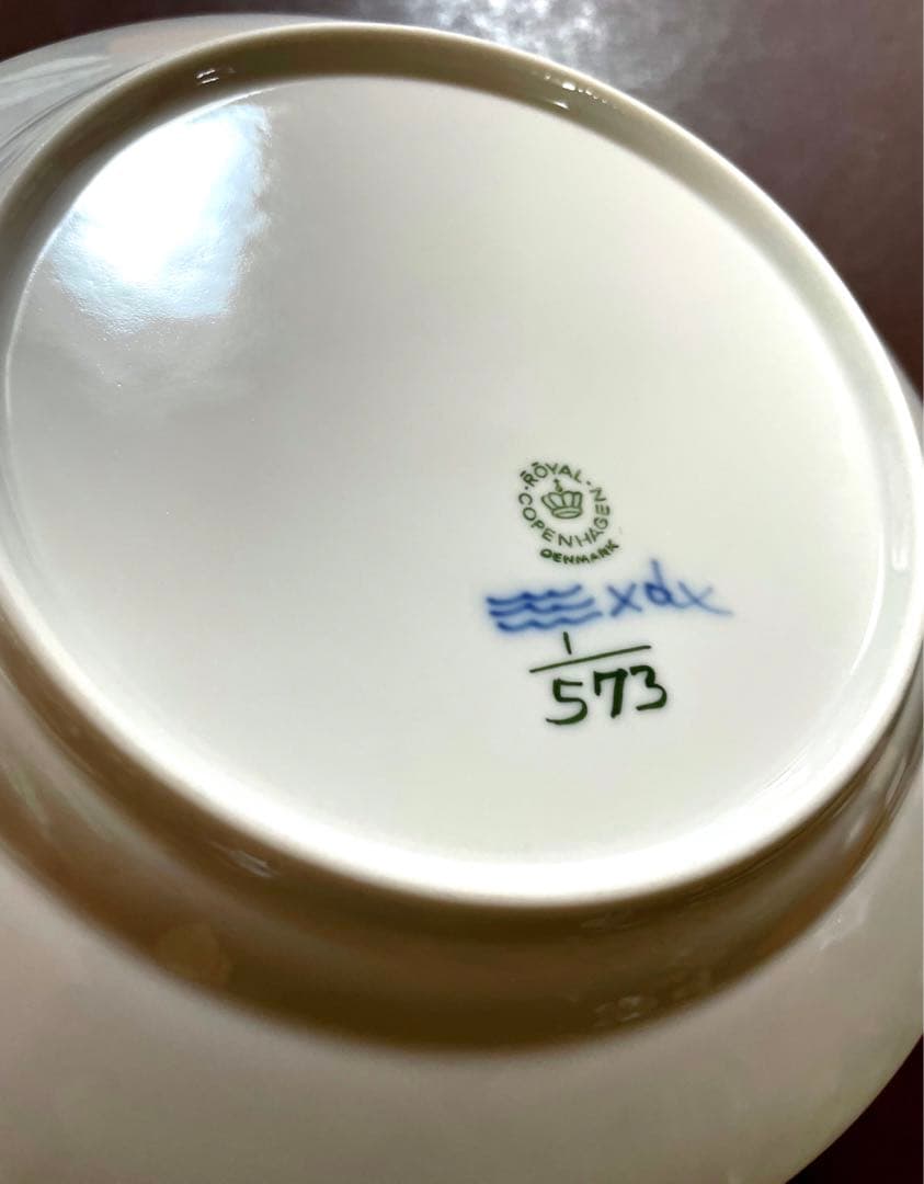 専用◇ロイヤルコペンハーゲンブルーフルーテッドハーフレースプレートペア19cA