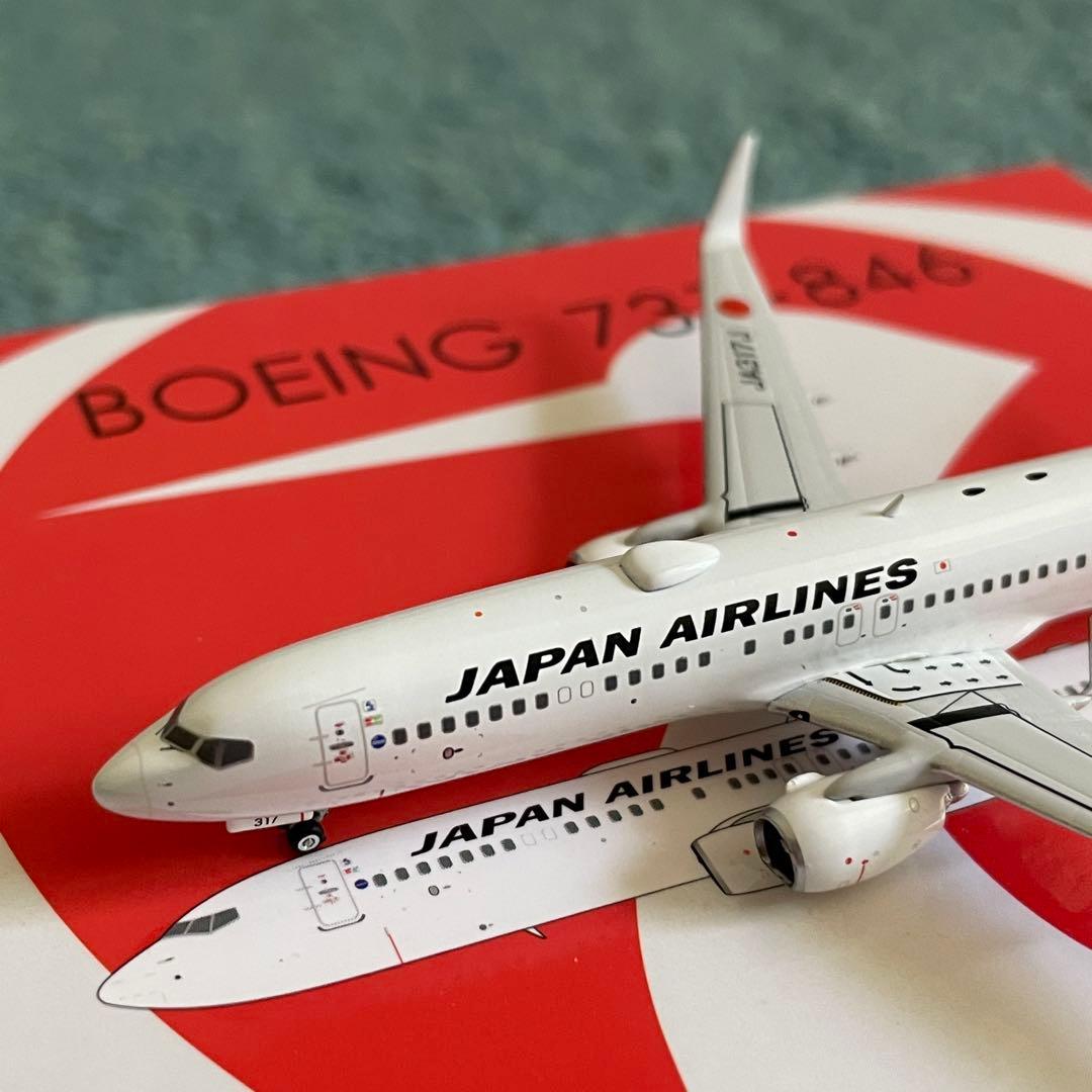 JAL 737-800 日本航空 JA317J 1:400 ph - メルカリ