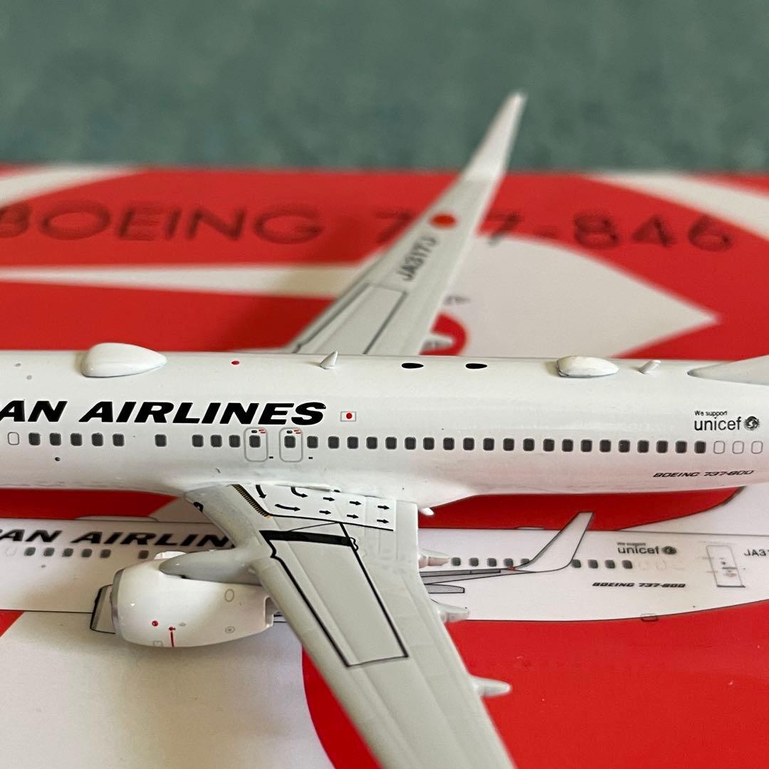 JAL 737-800 日本航空 JA317J 1:400 ph - メルカリ