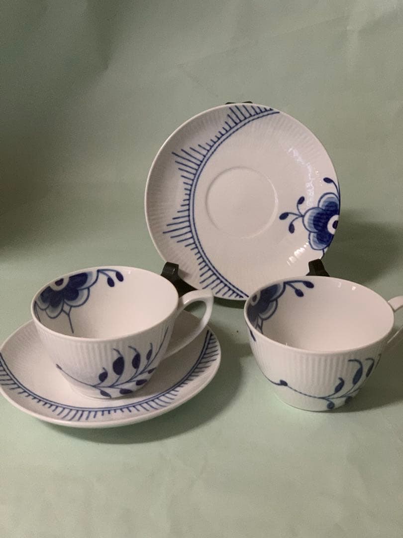 ロイヤルコペンハーゲン　ブルーフルーテッドメガシリーズ6点セット