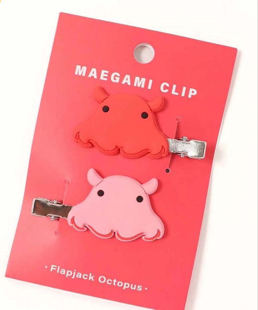 メンダコ ヘアクリップ 江ノ島水族館 ピンク、赤 - メルカリ