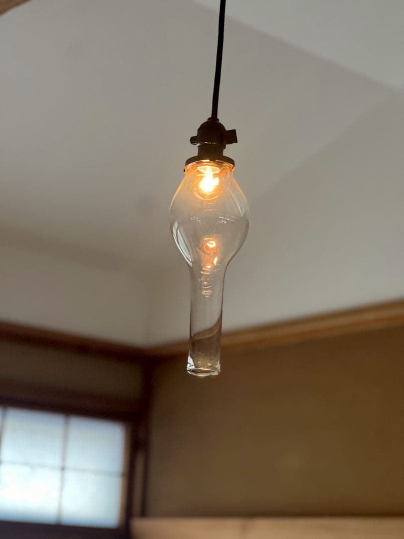 透明ガラスペンダントライト