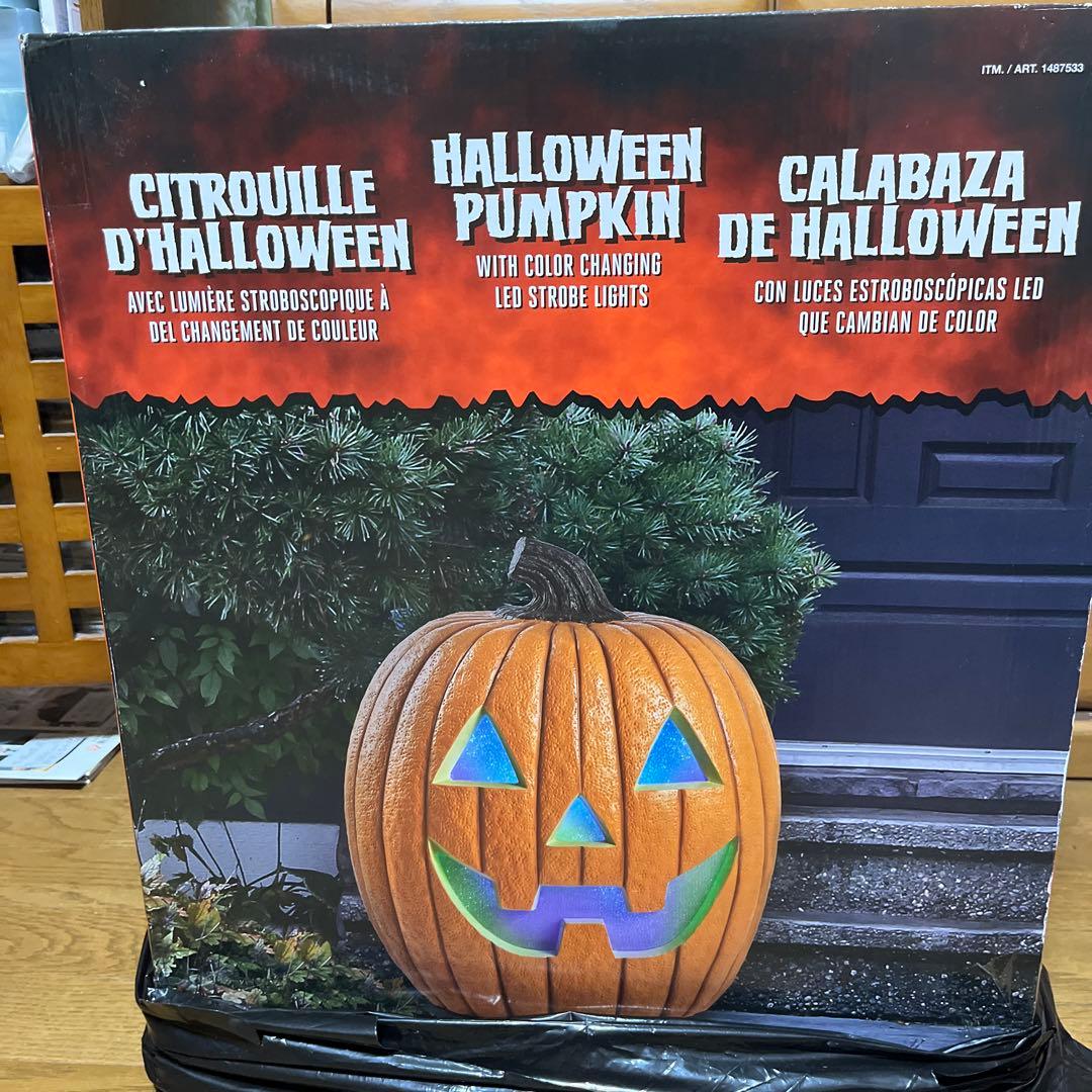 コストコ ハロウィンパンプキンLEDライト - メルカリ