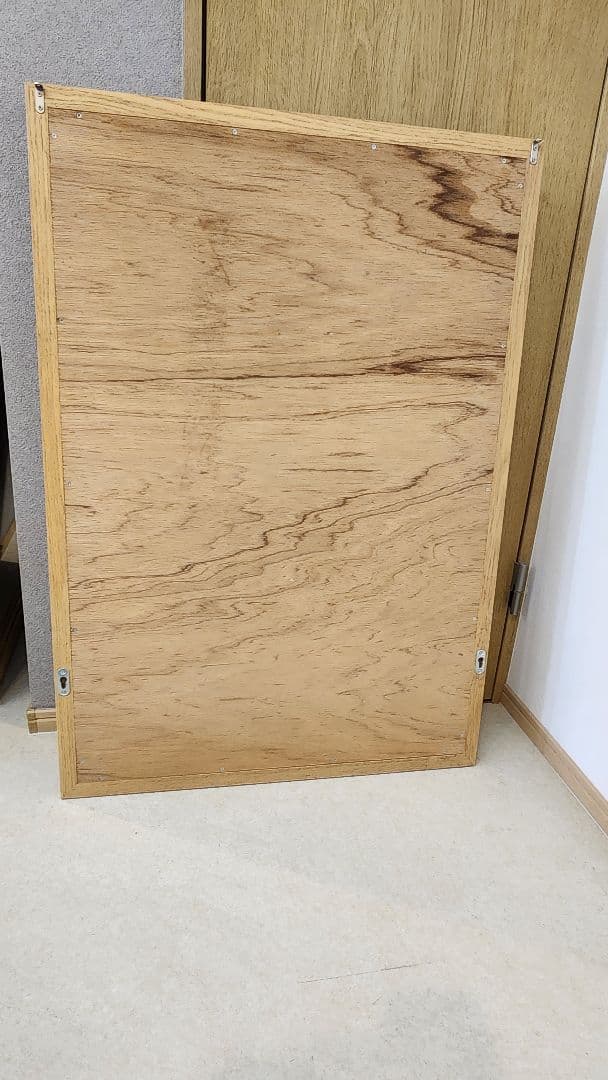 美容室ナチュラルウッド壁掛け鏡