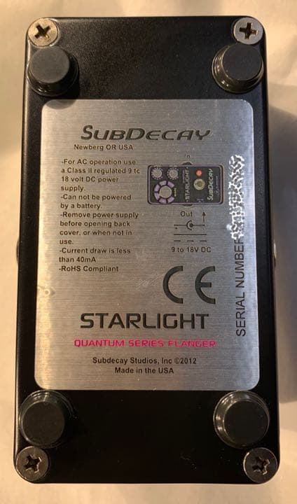 SubDecay Starlight Quantum Flanger【新品】