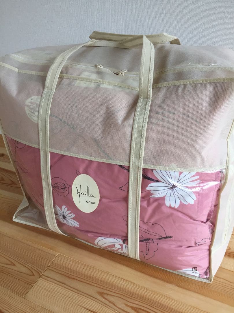 冬用 新品【シビラ】羽毛布団（150×210）シングル（リブレ）ピンク