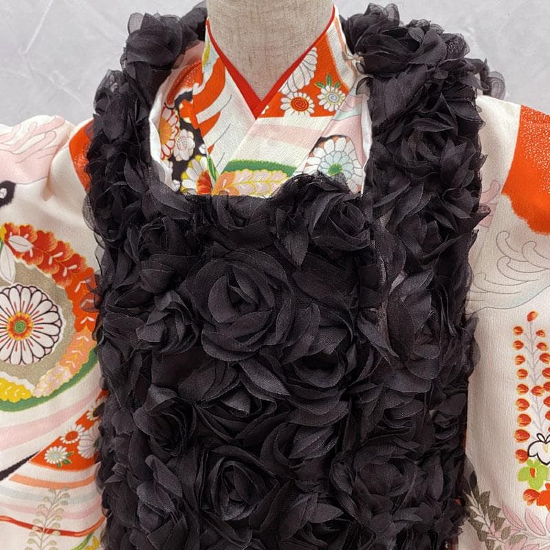 509ag8,601ax12◎七五三 三歳 女の子 アンティーク着物のみ◎