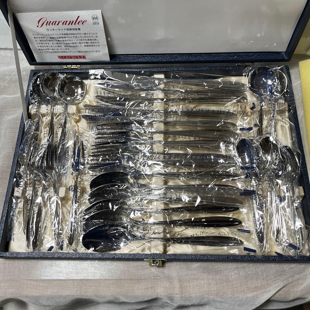 LUCKYWOOD カトラリーセット 未使用18ー8