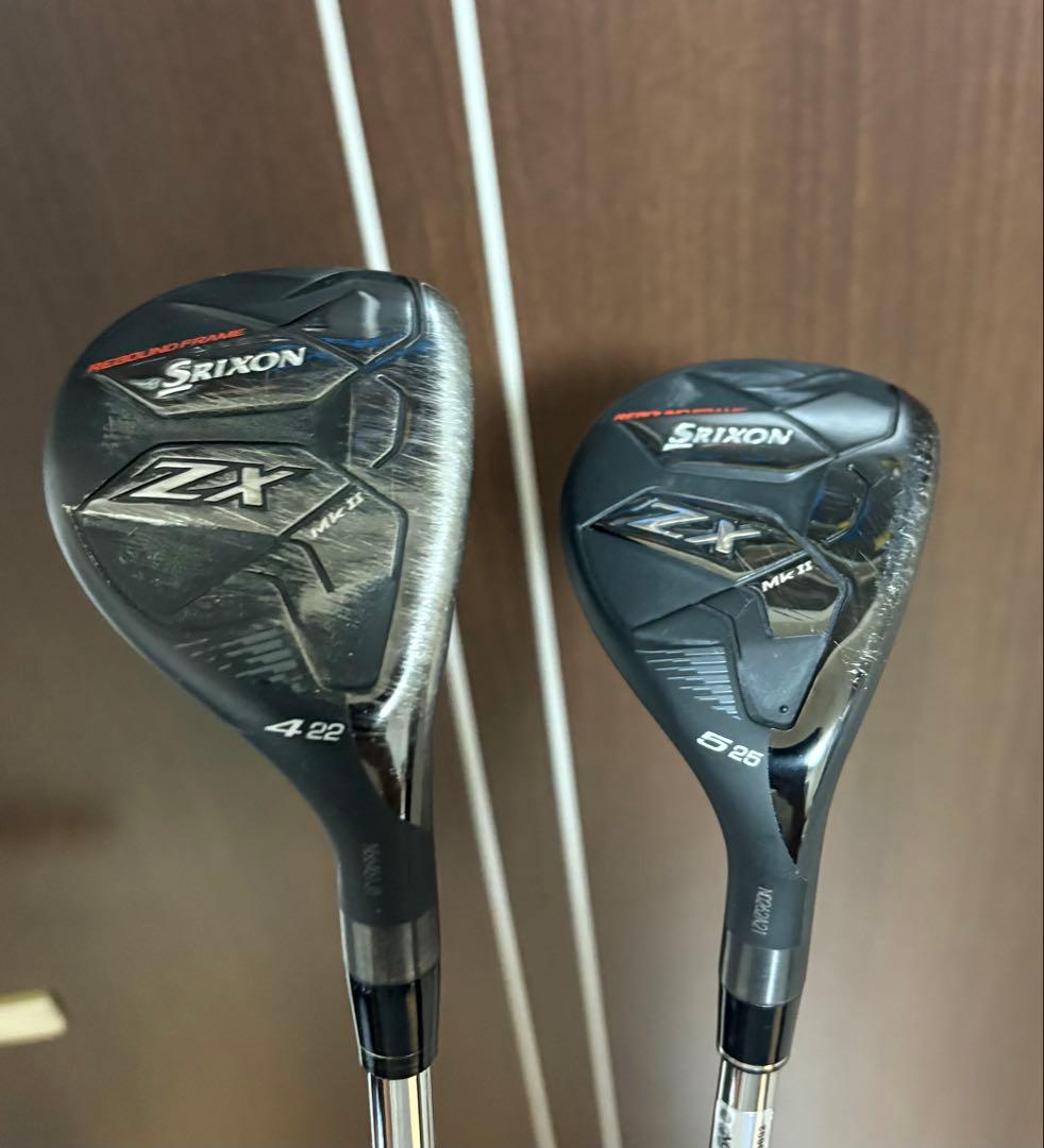 Srixon ZX MKII ハイブリッド 4番 6番 スチールシャフト S - メルカリ