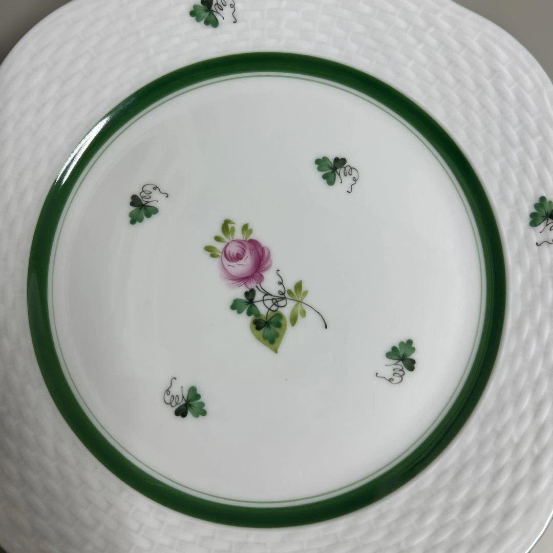 未使用近✨ヘレンド ウィーンの薔薇 プレート 19cm 皿 ピンク ローズ6枚