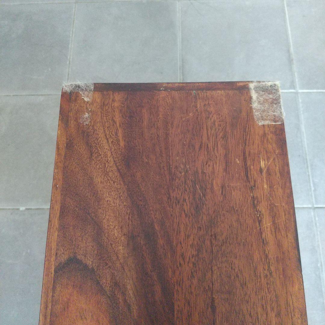 天然チーク マガジンラック ボックス アジアン家具 雑貨