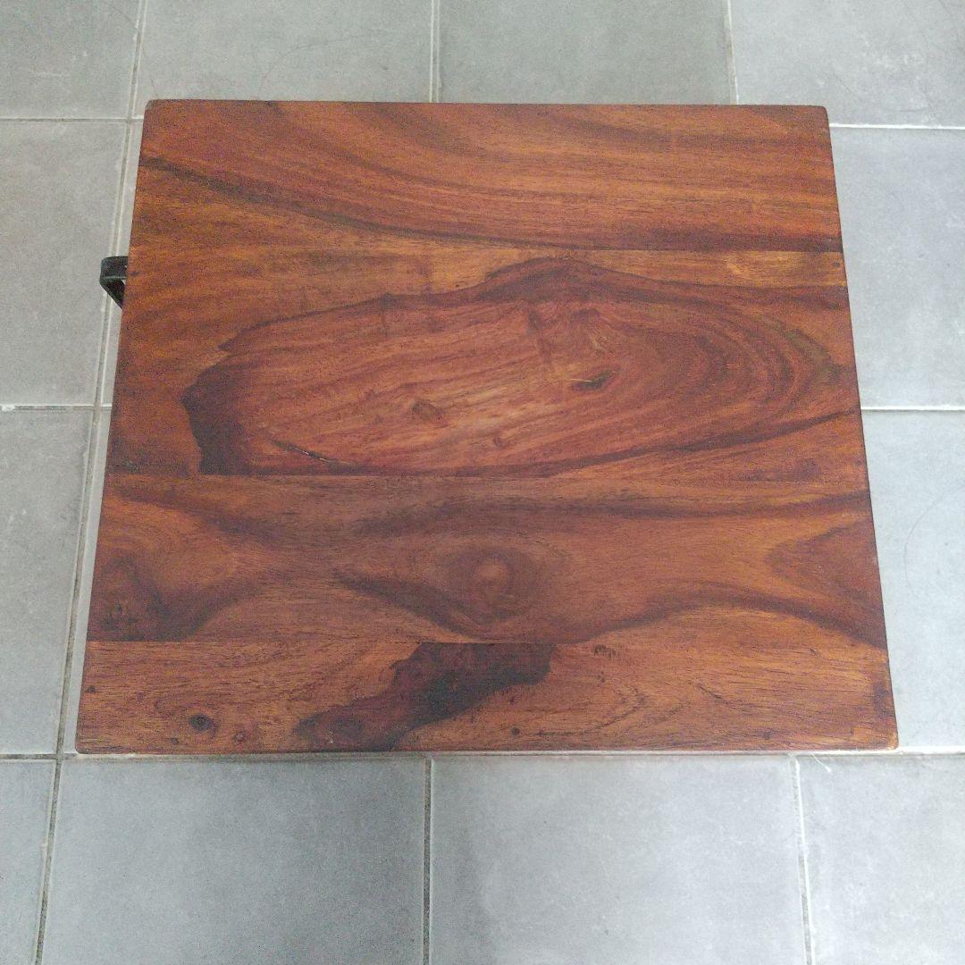 天然チーク マガジンラック ボックス アジアン家具 雑貨