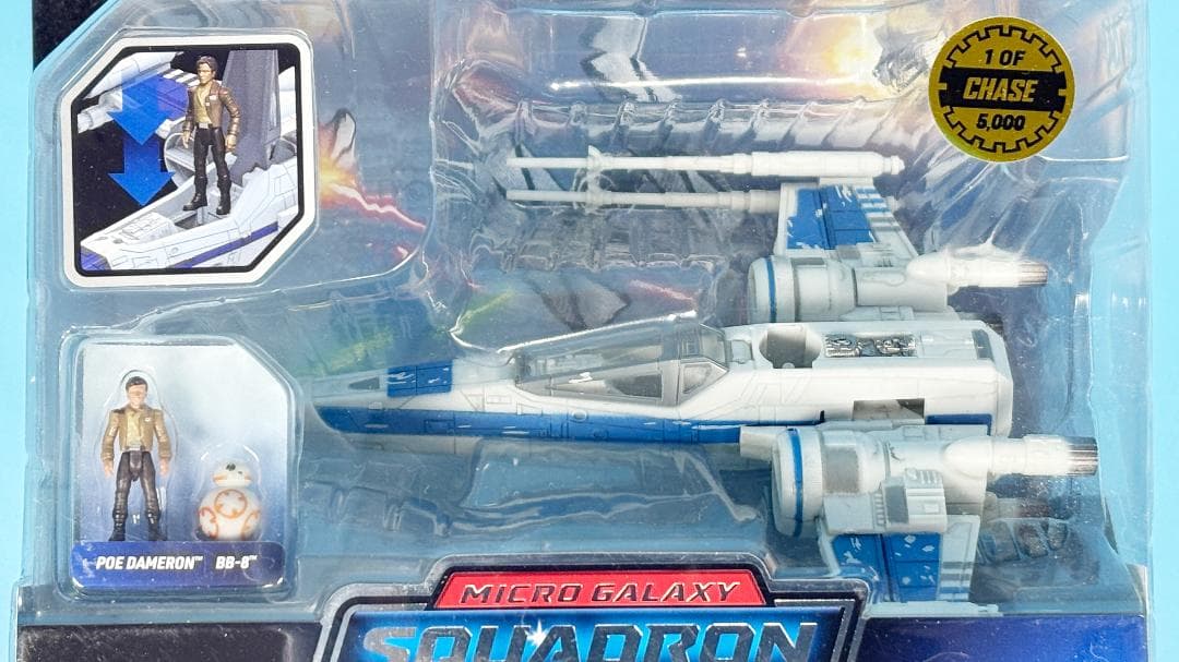 マイクロギャラクシー シリーズ3レア ポーダメロンT-70 X-WING 青