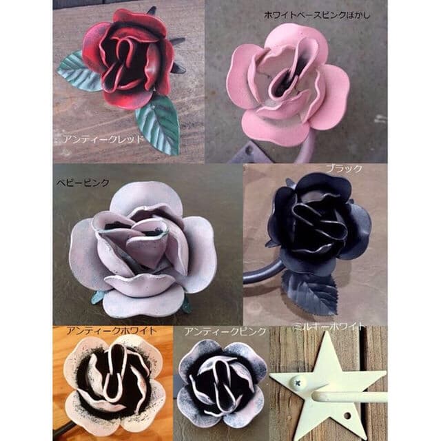 国産☆アイアン薔薇の装飾パネル 110cm鉄製バラスリットアンティーク調 面格子